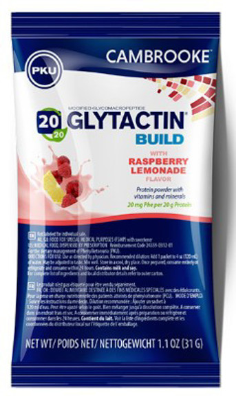 Image sur Cambrooke GLYTACTIN BUILD Himbeere-Zitrone ≥3J